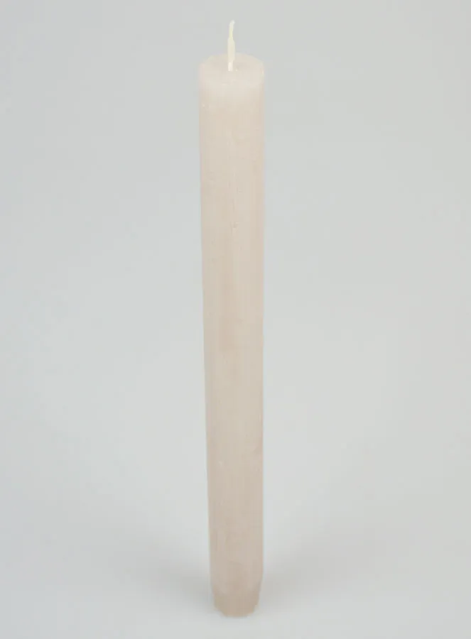 Doorgekleurde Kaars 27cm - Zand Grijs (pic 2)