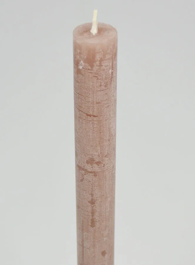 Doorgekleurde Kaars 27cm - Taupe Grijs (pic 4)