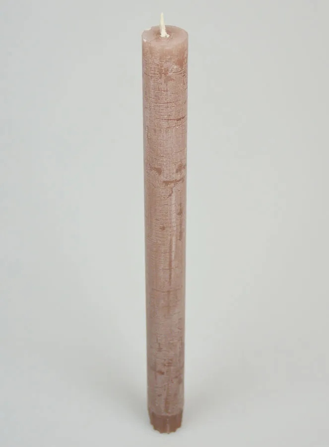 Doorgekleurde Gebedskaars -  Taupe Grijs (pic 2)