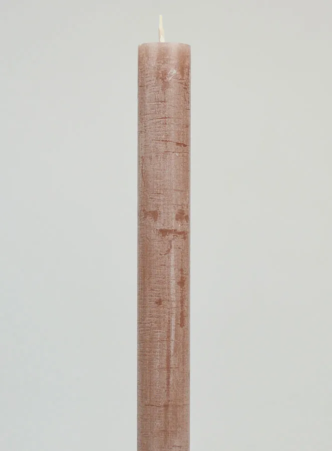 Doorgekleurde Gebedskaars -  Taupe Grijs (pic 3)