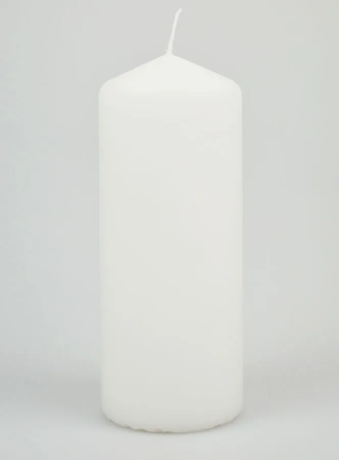 Witte Sierkaars - 17cm (pic 1)