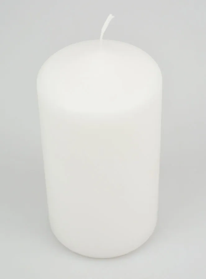 Witte Decoratieve Kaars - 15cm (pic 2)