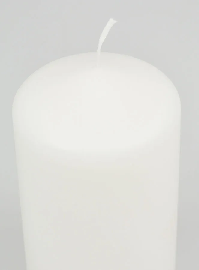 Witte Decoratieve Kaars - 15cm (pic 4)