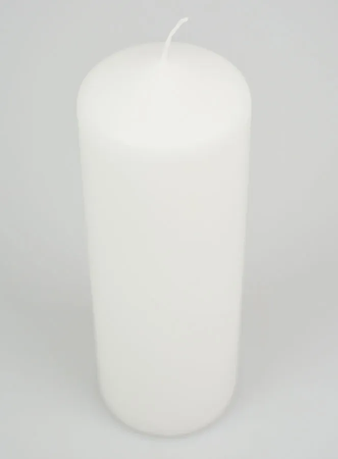 Witte Decoratieve Kaars - 20cm (pic 2)