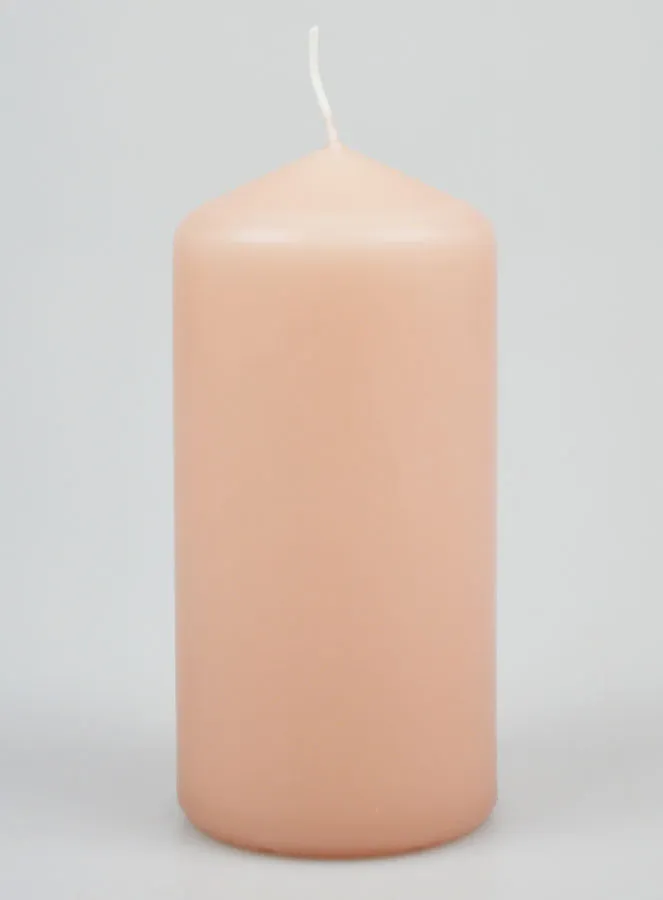 Decoratieve Kaars 12cm - Antiek Roze (pic 1)