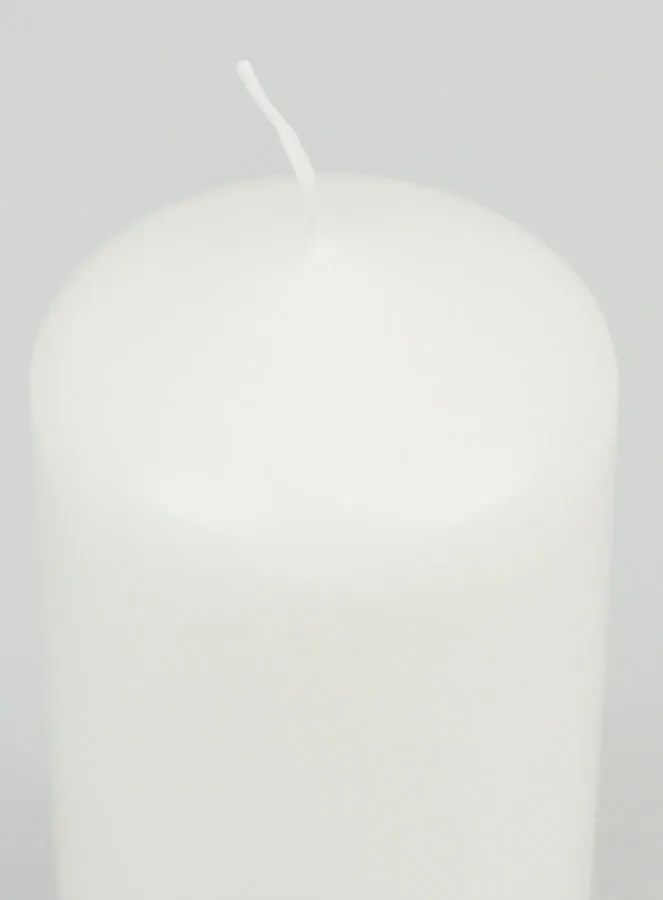 Decoratieve Kaars 12cm - Puur Wit (pic 4)