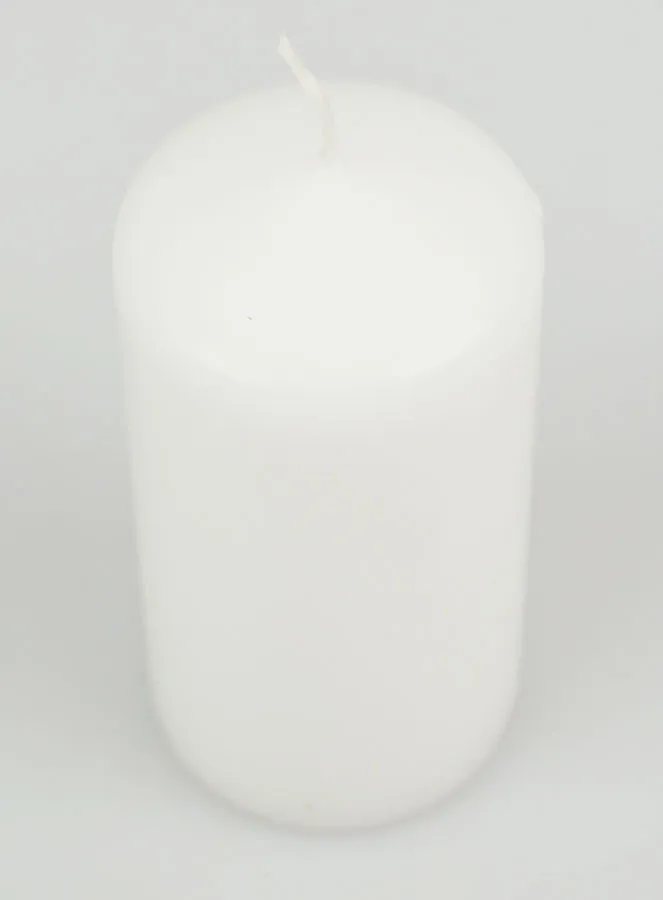 Witte Decoratieve Kaars - 10cm (pic 2)