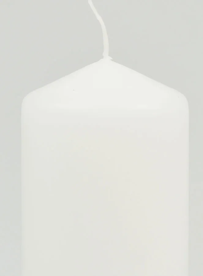 Witte Decoratieve Kaars - 10cm (pic 3)