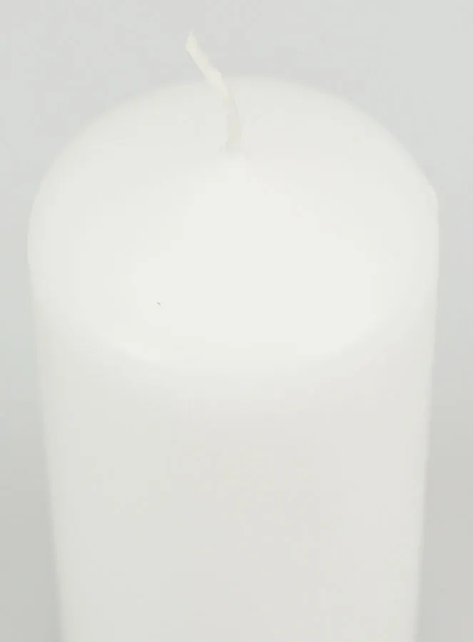 Witte Decoratieve Kaars - 10cm (pic 4)
