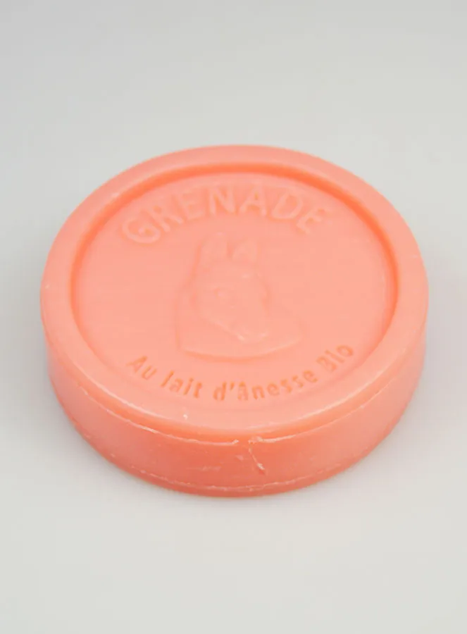 Zeep met Biologische Ezelinnenmelk en Granaatappel - 100g (pic 2)