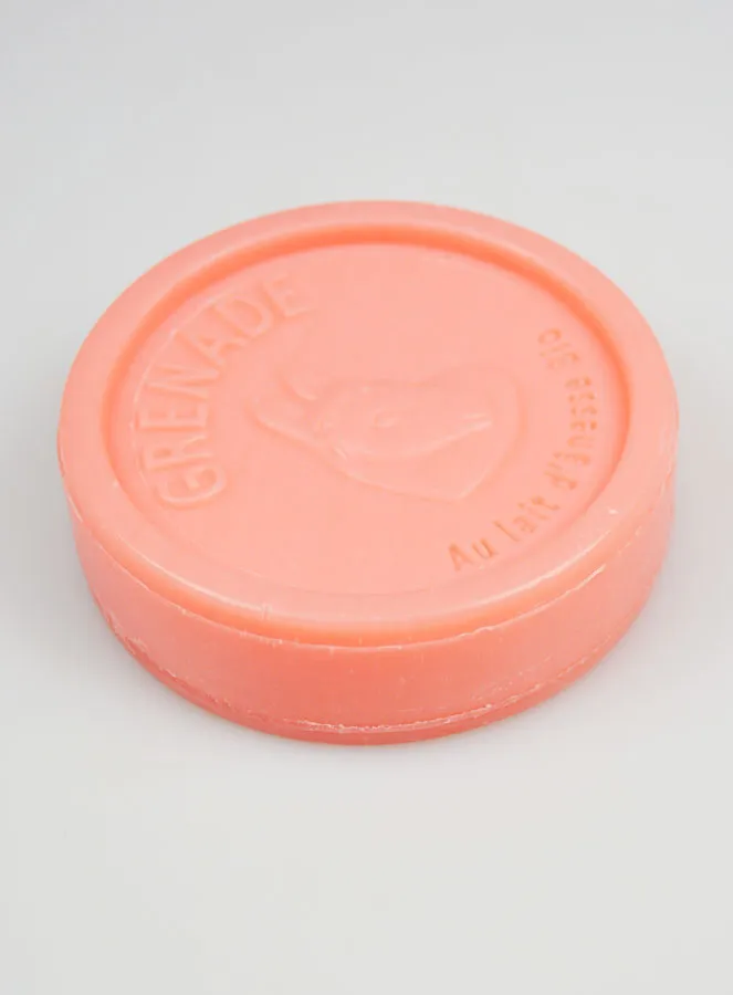 Zeep met Biologische Ezelinnenmelk en Granaatappel - 100g (pic 3)