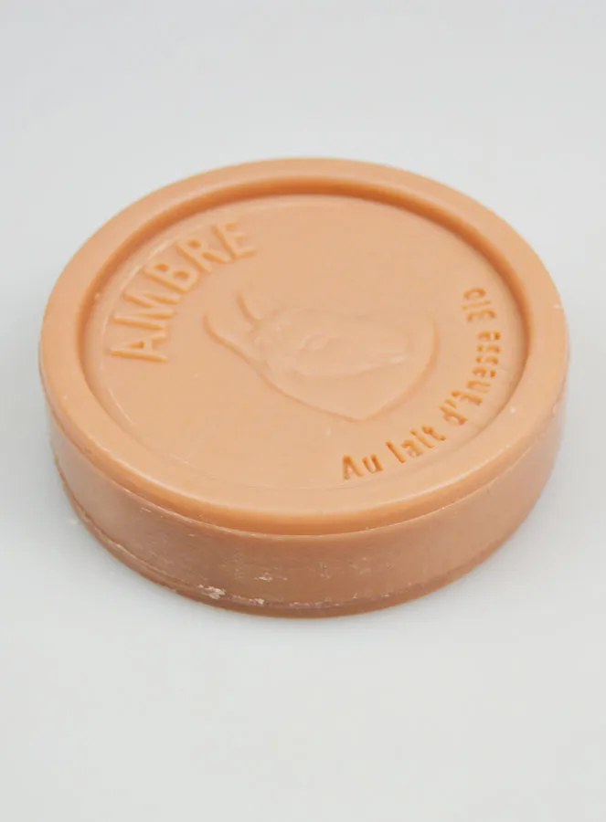 Zeep met Biologische Ezelinnenmelk en Amber - 100g (pic 3)