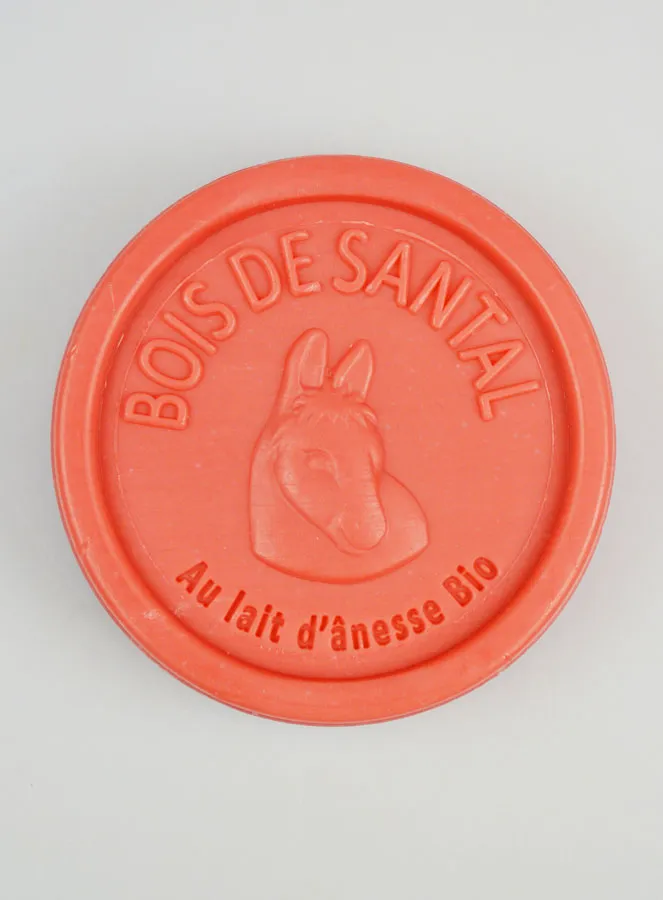 Zeep met Biologische Ezelinnenmelk en Sandelhout - 100g (pic 1)