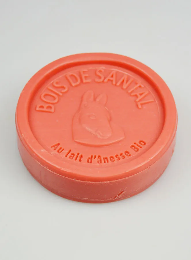 Zeep met Biologische Ezelinnenmelk en Sandelhout - 100g (pic 2)