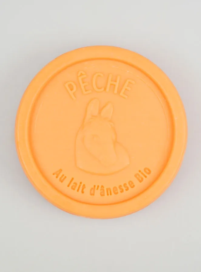 Zeep met Biologische Ezelinnenmelk en Perzik - 100g (pic 1)