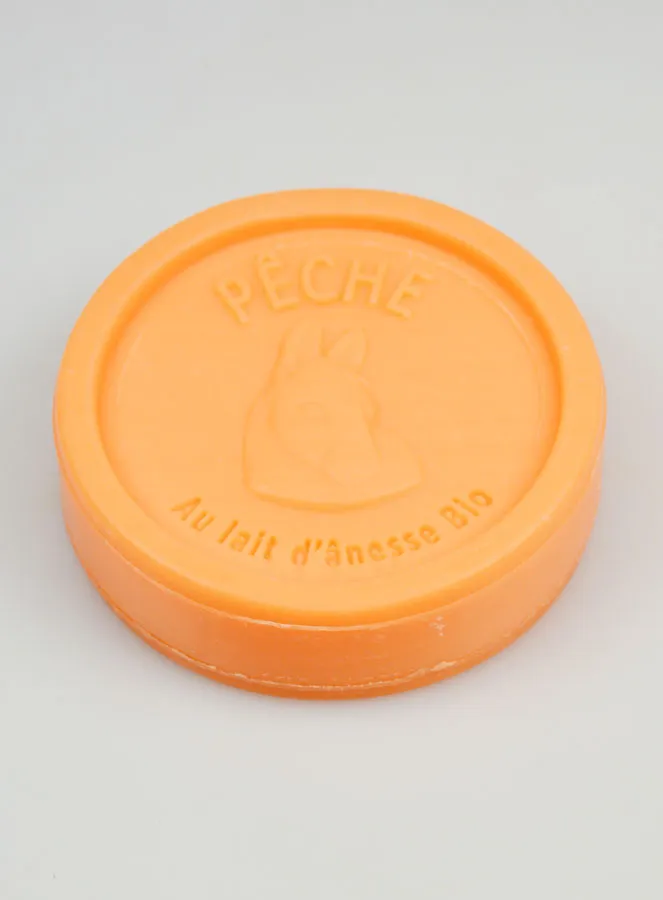Zeep met Biologische Ezelinnenmelk en Perzik - 100g (pic 2)