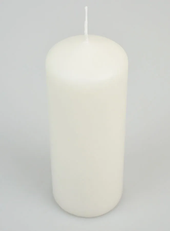 Decoratieve Kaars 15cm - Melk Wit (pic 2)