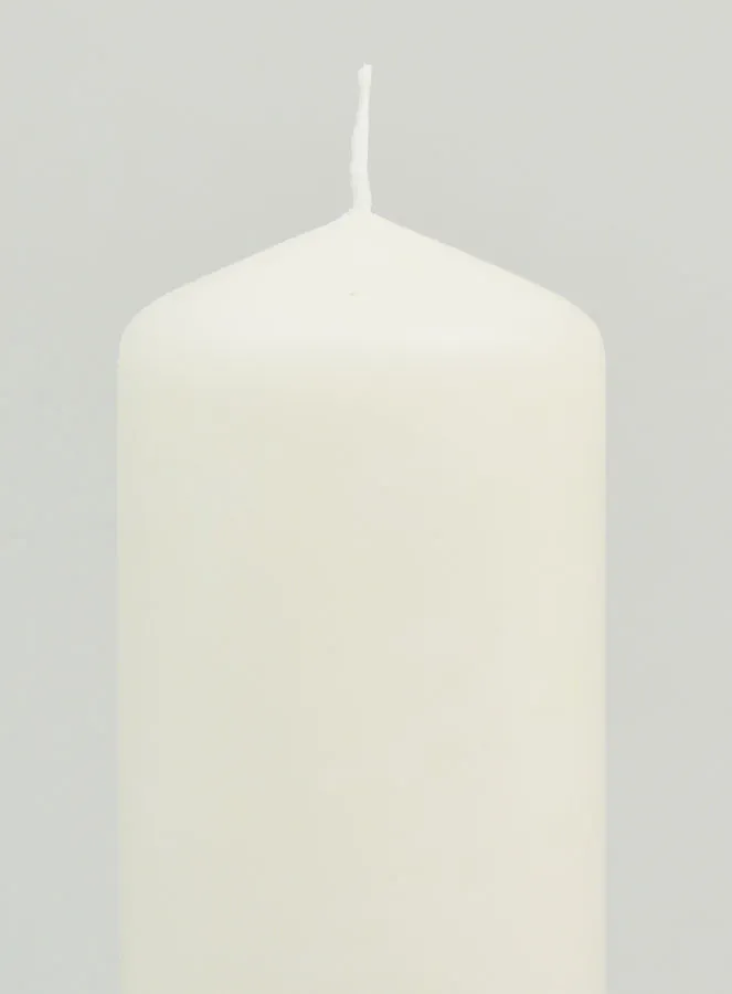 Decoratieve Kaars 15cm - Melk Wit (pic 3)