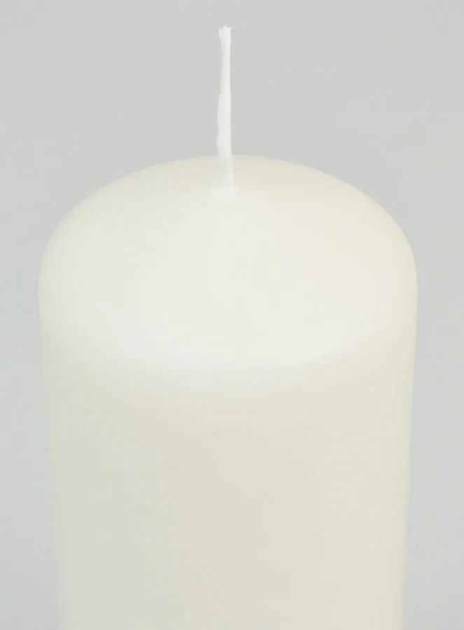 Decoratieve Kaars 15cm - Melk Wit (pic 4)
