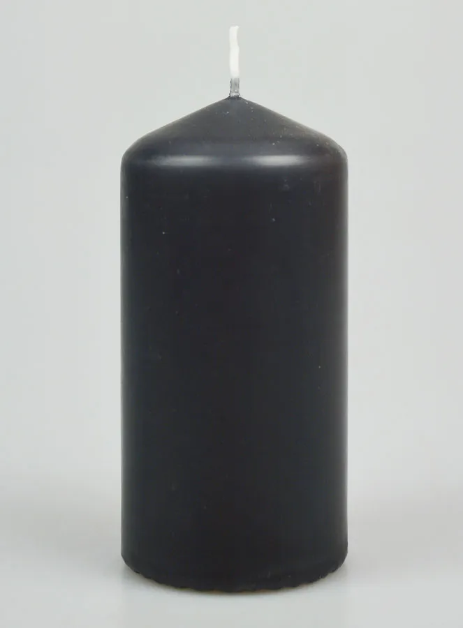 Decoratieve Kaars 12cm - Antraciet (pic 1)