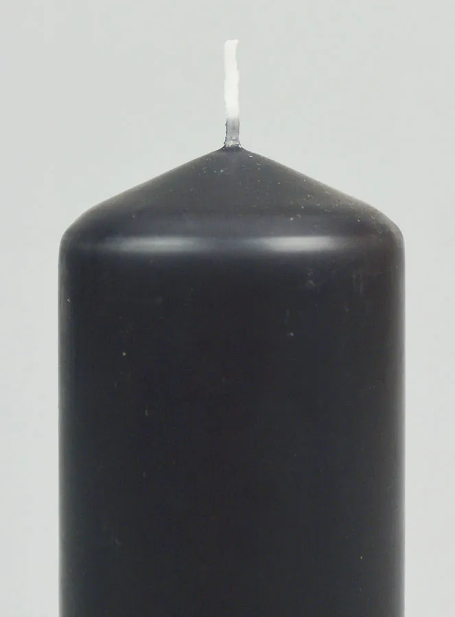 Decoratieve Kaars 12cm - Antraciet (pic 3)