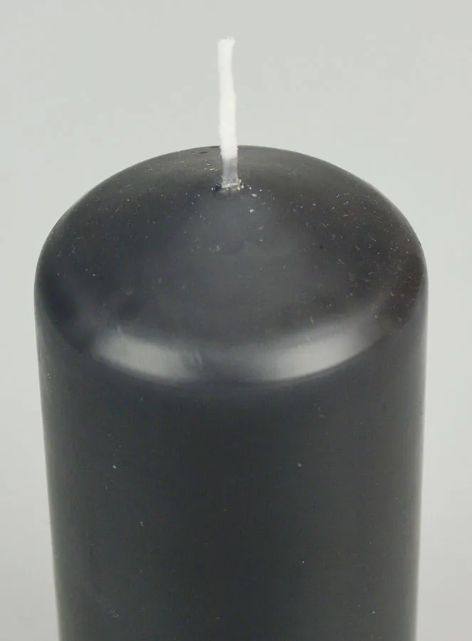 Decoratieve Kaars 12cm - Antraciet (pic 4)