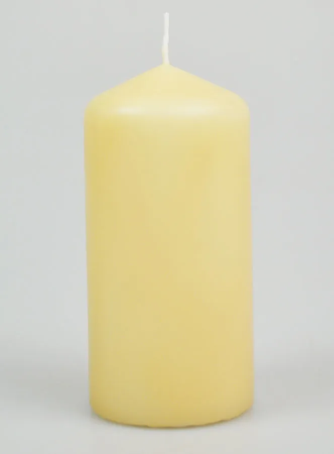 Decoratieve Kaars 12cm - Beige (pic 1)