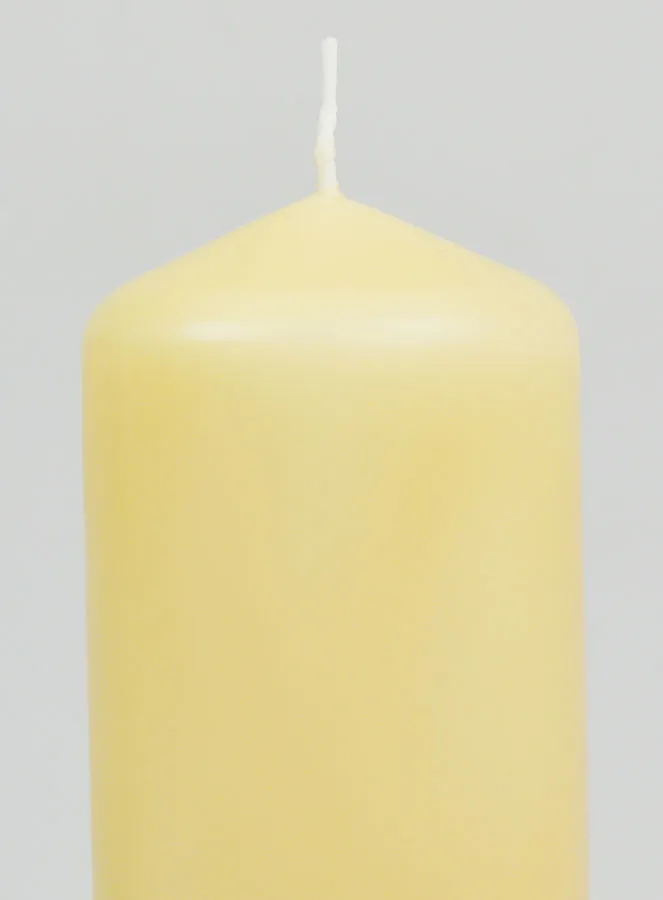 Decoratieve Kaars 12cm - Beige (pic 3)