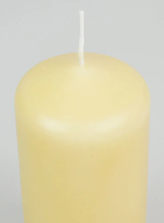 Decoratieve Kaars 12cm - Beige (pic 4)