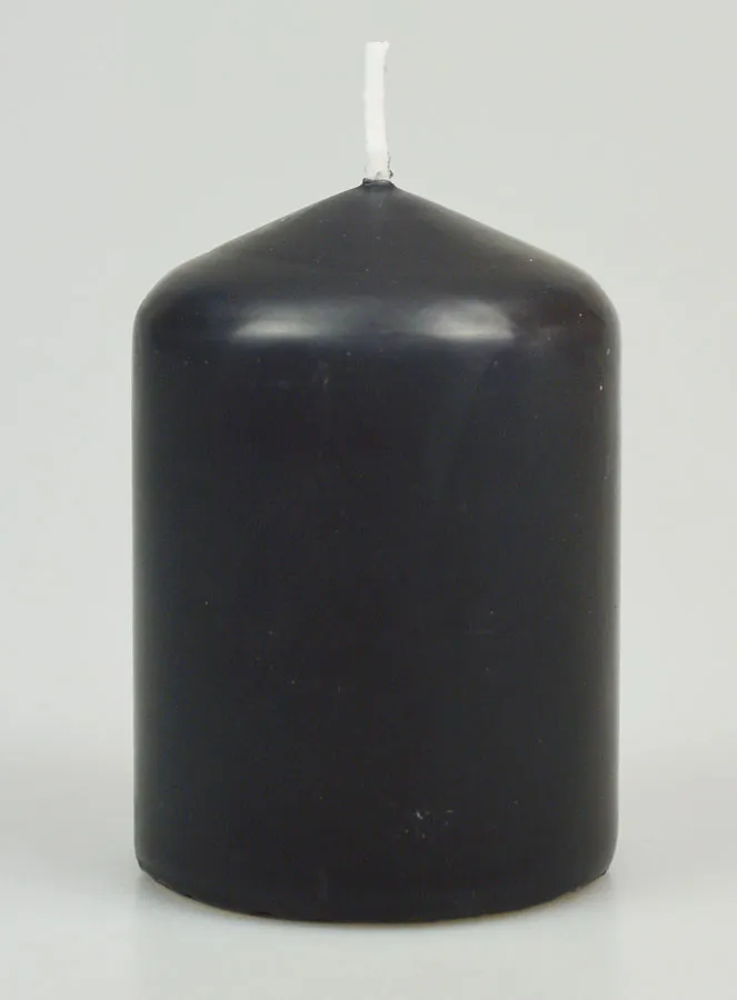 Decoratieve Kaars 8cm - Antraciet (pic 1)