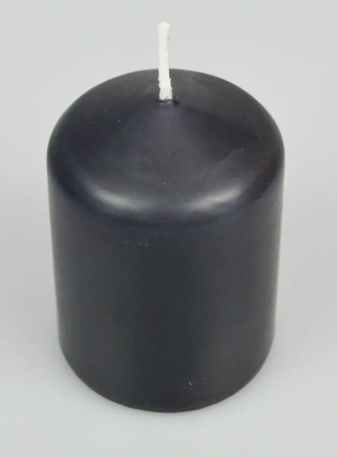 Decoratieve Kaars 8cm - Antraciet (pic 2)