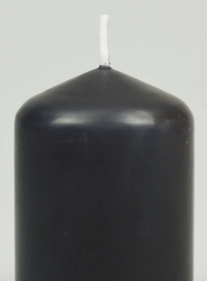 Decoratieve Kaars 8cm - Antraciet (pic 3)