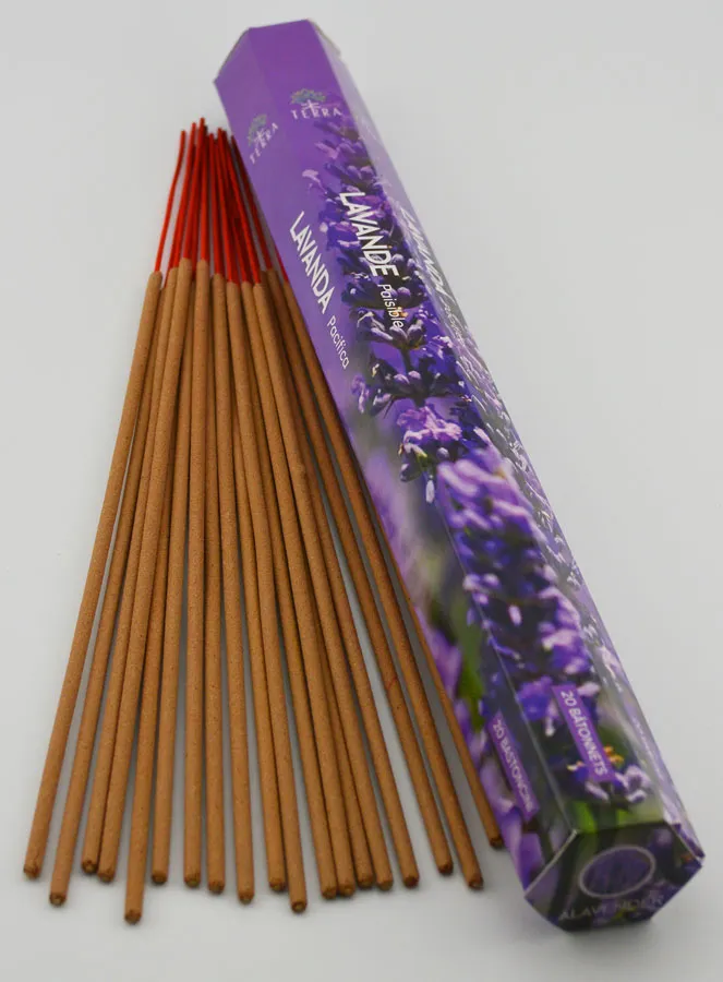 Wierookstokjes Lavendel 30g - Houtskoolvrij (pic 2)