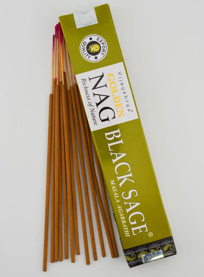 Masala Wierook Golden Nag - Zwarte Salie (pic 1)
