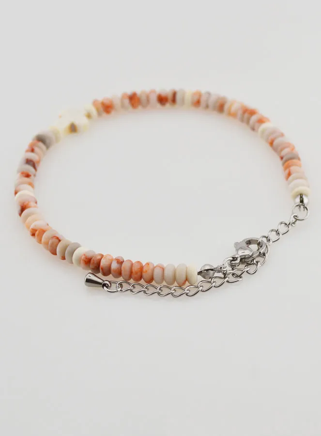 Armband Kruis en Roze Granietstenen (pic 4)