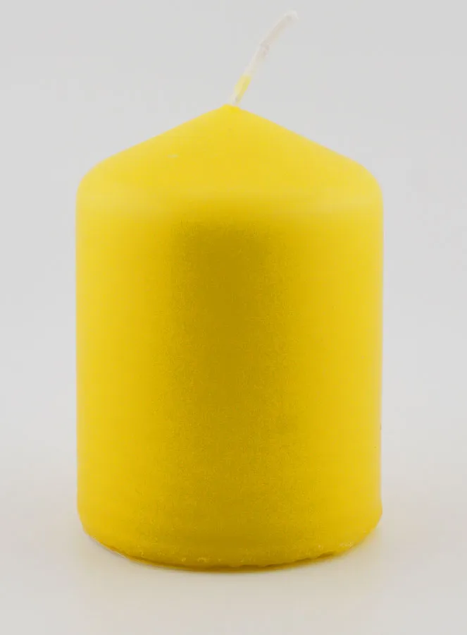 Decoratieve Kaars 8cm - Geel (pic 1)