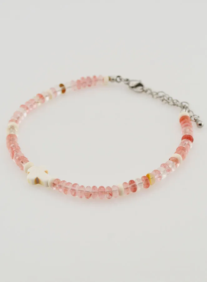 Armband met Kruis en Glazen Stenen (pic 3)
