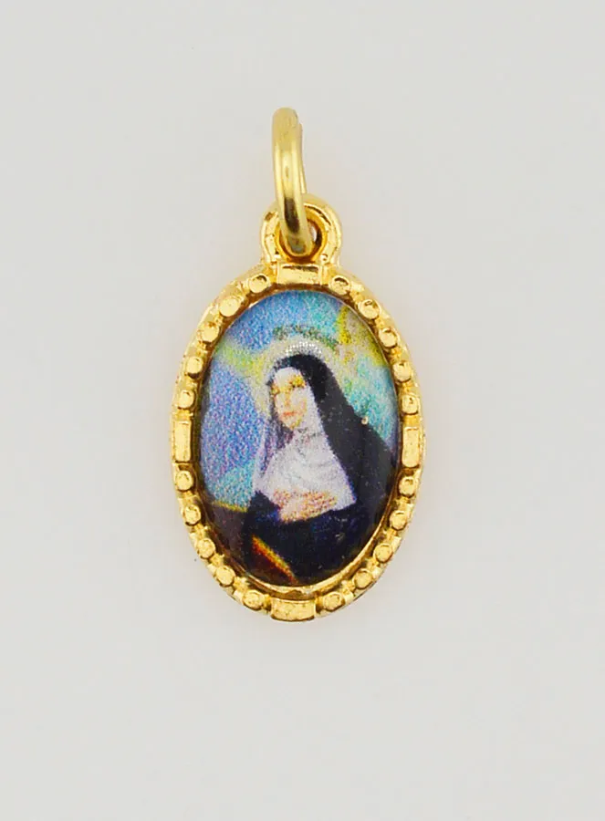 Medaillon met Gedraaide Rand 15mm - Sint Rita (pic 1)