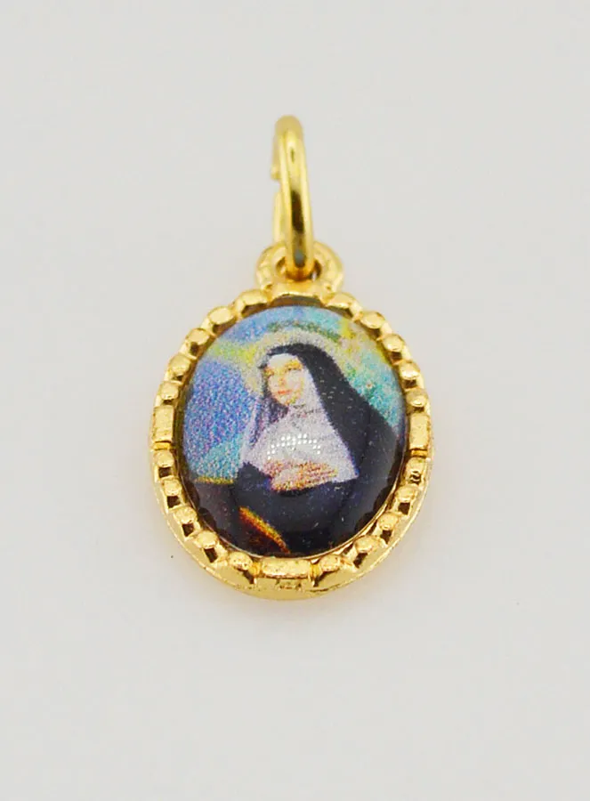 Medaillon met Gedraaide Rand 15mm - Sint Rita (pic 2)