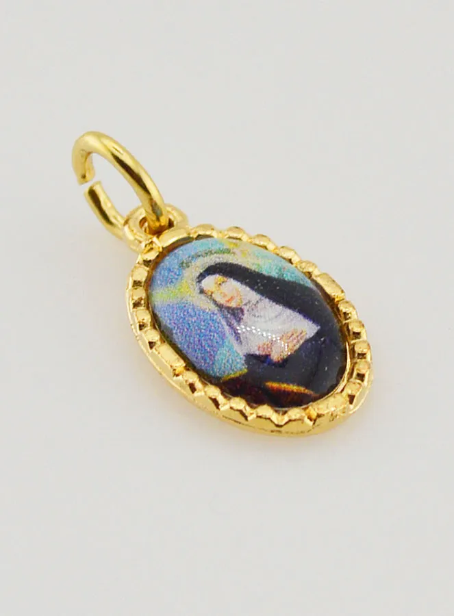 Medaillon met Gedraaide Rand 15mm - Sint Rita (pic 3)