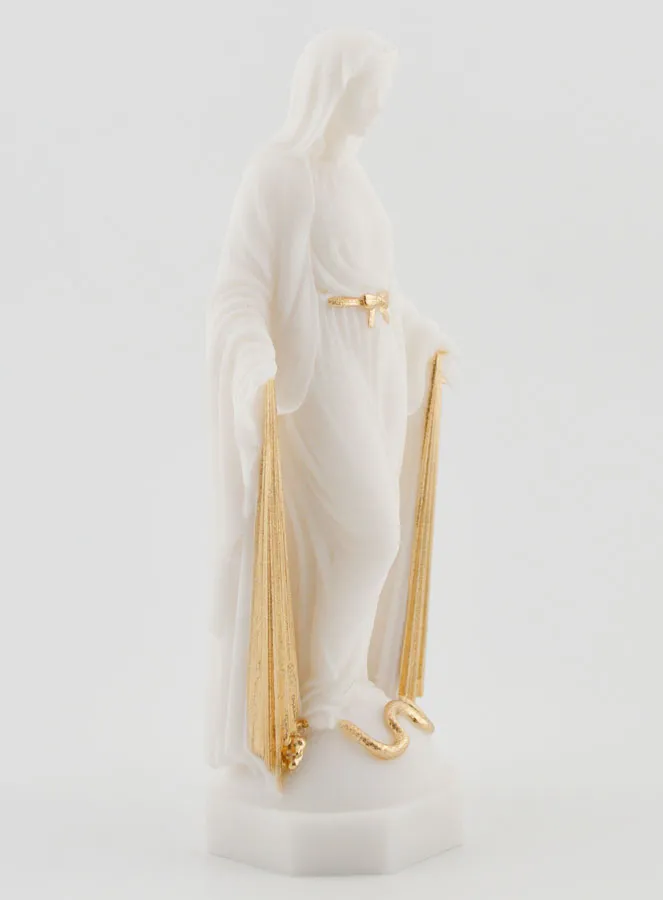 Beeld Maria Wonderdadige met Gouden Stralen - 12cm (pic 3)