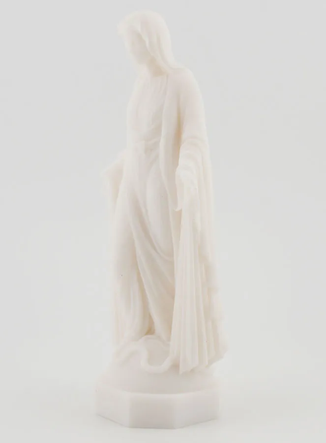 Beeld Maria Wonderdadige van Albast - 12cm (pic 2)