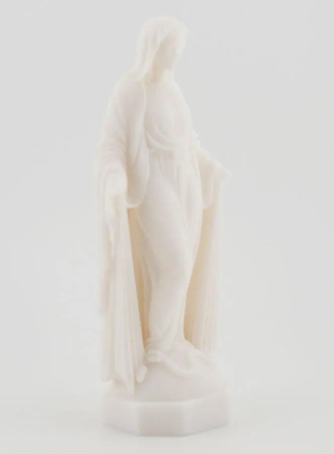 Beeld Maria Wonderdadige van Albast - 12cm (pic 3)