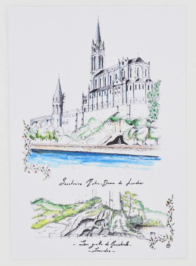 Kaart Heiligdom en Grot van Lourdes (pic 1)