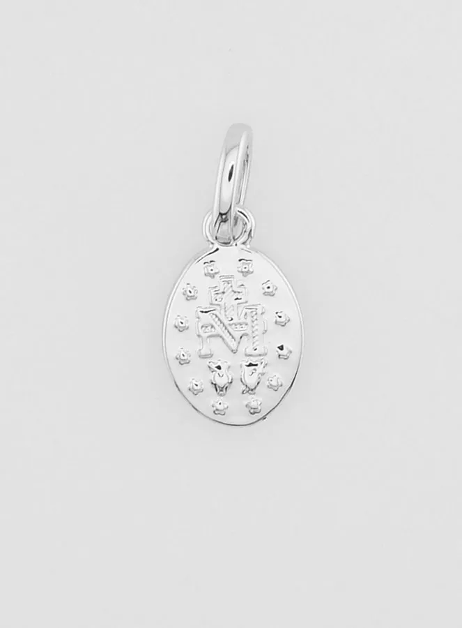 Wonderdadige Medaille Zilverkleurig Gerhodineerd - 10mm (pic 4)
