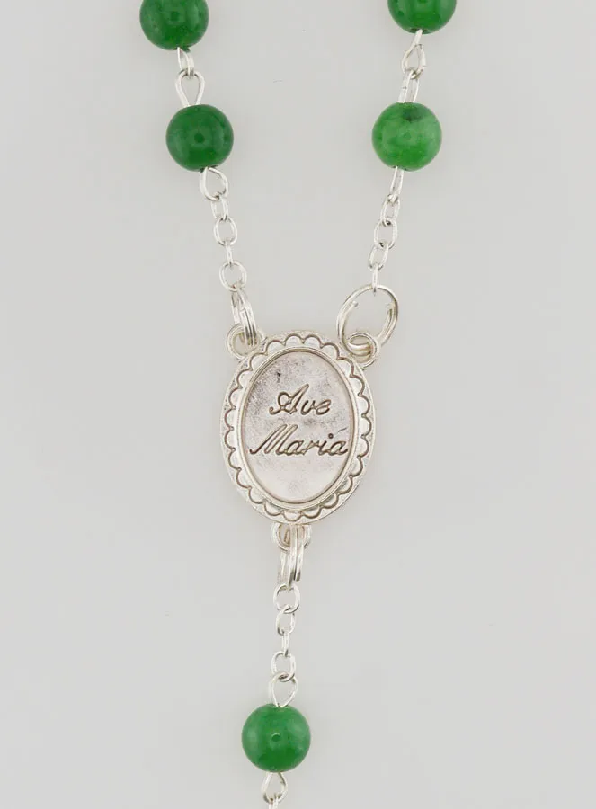Rozenkrans van Natuurlijke Stenen - Jade (pic 4)