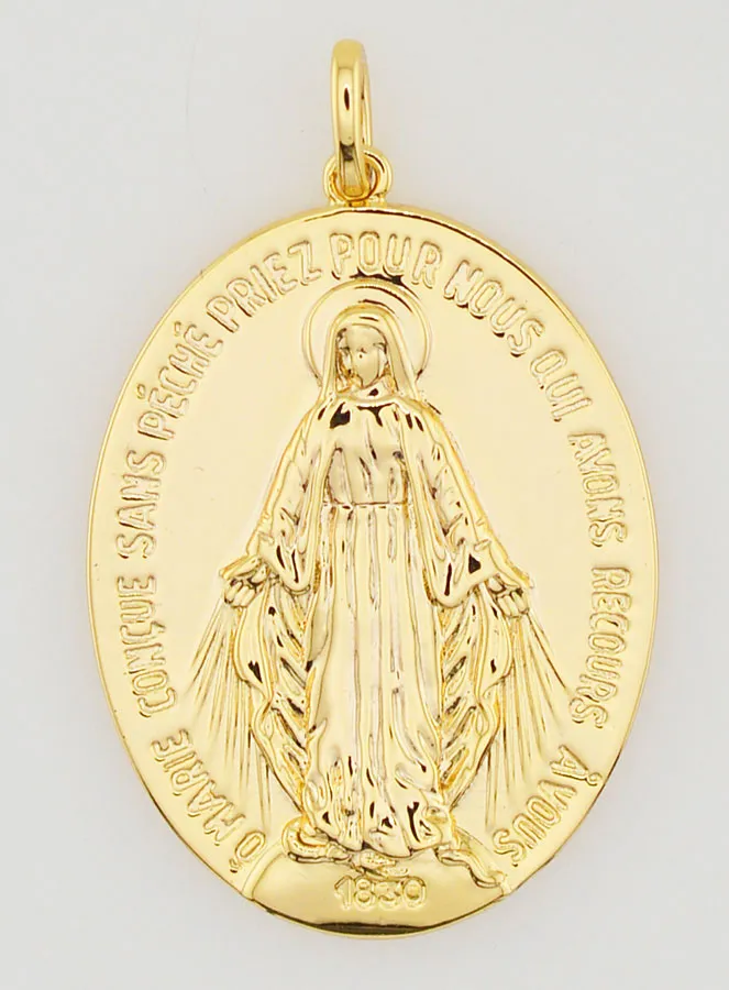 Wonderdadige Medaille 18k Verguld - 30mm (pic 3)