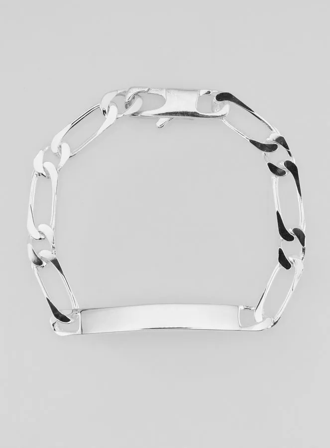 Zilveren Heren Armband - Figaro Schakels 6mm (pic 3)
