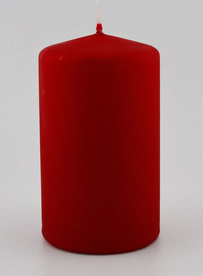 Kerstkaars met Fluweeleffect - Rood (pic 1)