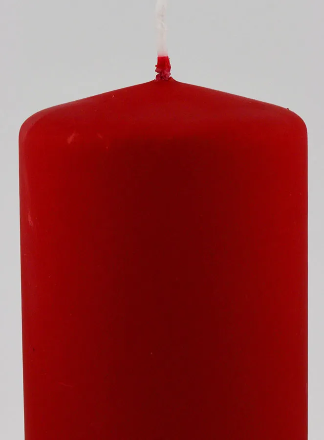 Kerstkaars met Fluweeleffect - Rood (pic 3)